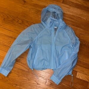 Blue Windbreaker